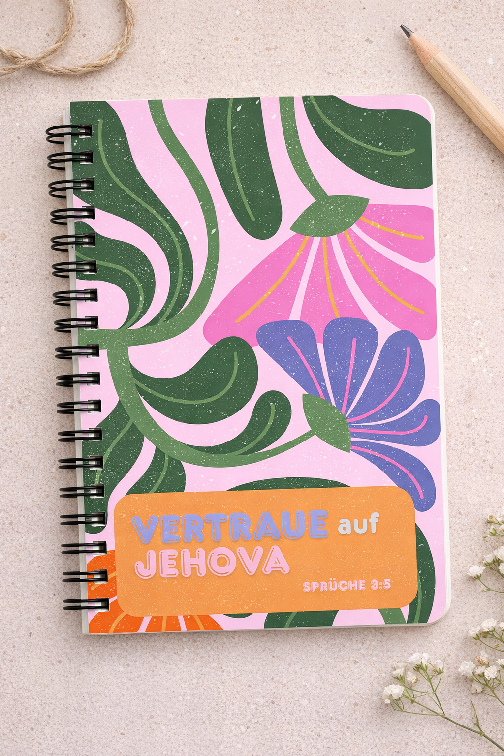 Produktbild Spiralblock Vertraue auf Jehovah